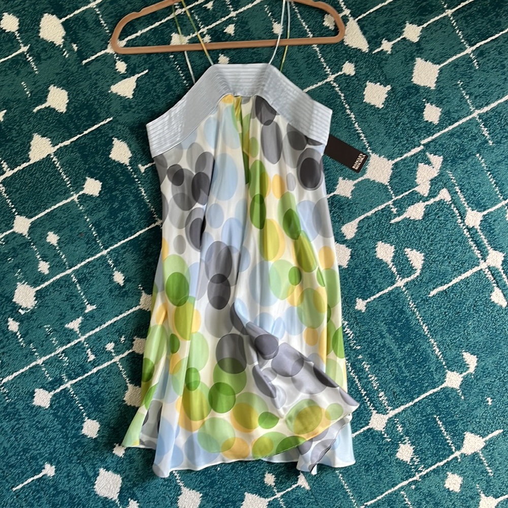 NWT Badgley Mischka Silk Dress